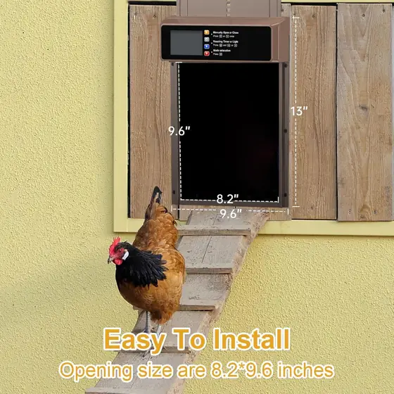 Automatic Chicken Coop Door Solar… — Photo 2