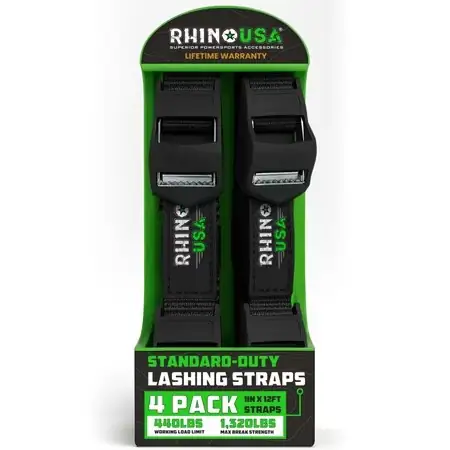 Rhino USA Tie-Down Lashing Straps,… — Photo 1
