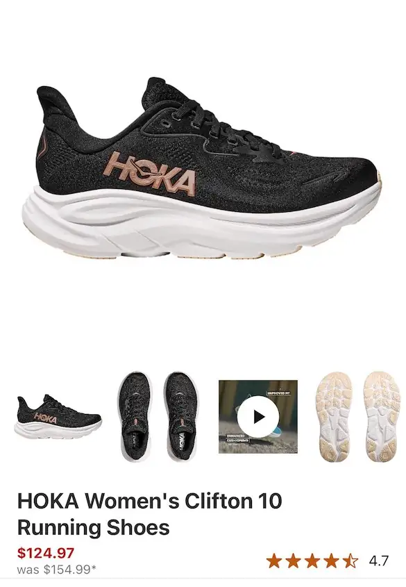 HOKA Women's Clifton 10 Running… — Photo 1