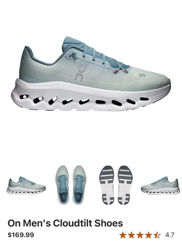 On Men's Cloudtilt Shoes — Photo 1