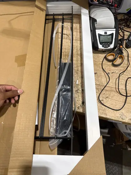 ZJSF Freestanding Dog Gate, Foldable… — Photo 4