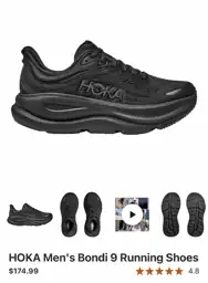 HOKA Men's Bondi 9 Running… — Photo 1