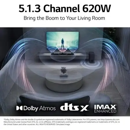 LG S80TR 5.1.3-Channel Soundbar with… — Photo 2