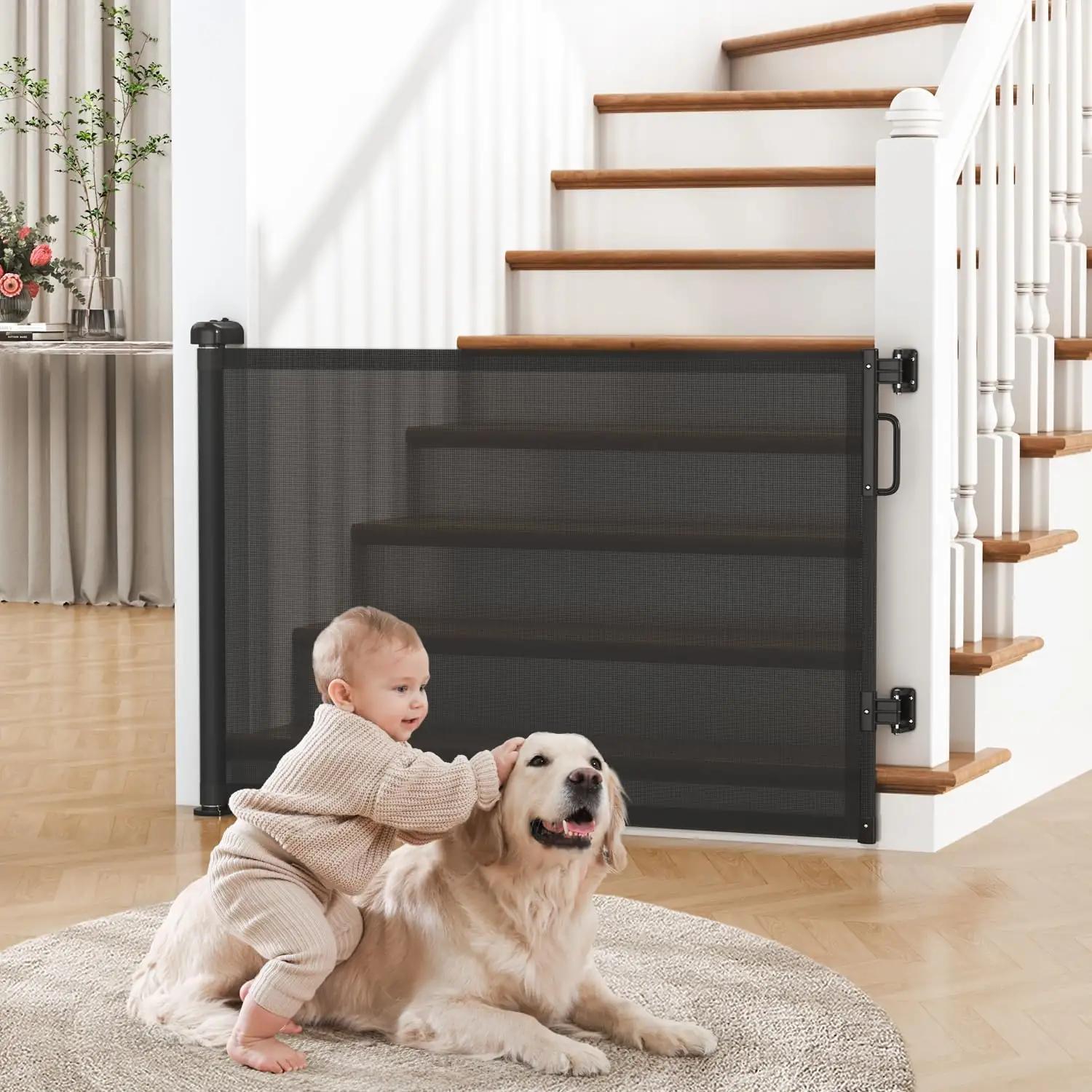Retractable Baby Gate for Stairs… — Photo 1