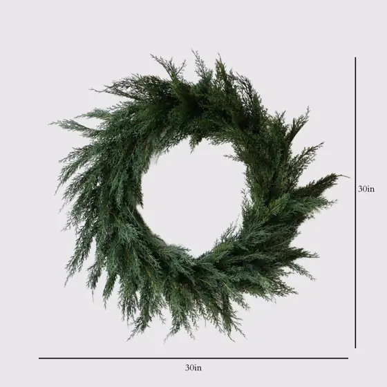 CG Hunter Cedar Christmas Wreath,… — Photo 2