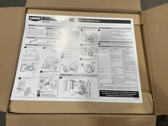 Hart 3600W UL Generator with… — Photo 3