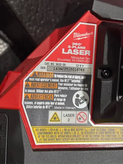 Milwaukee M12 3 beam Self… — Photo 7