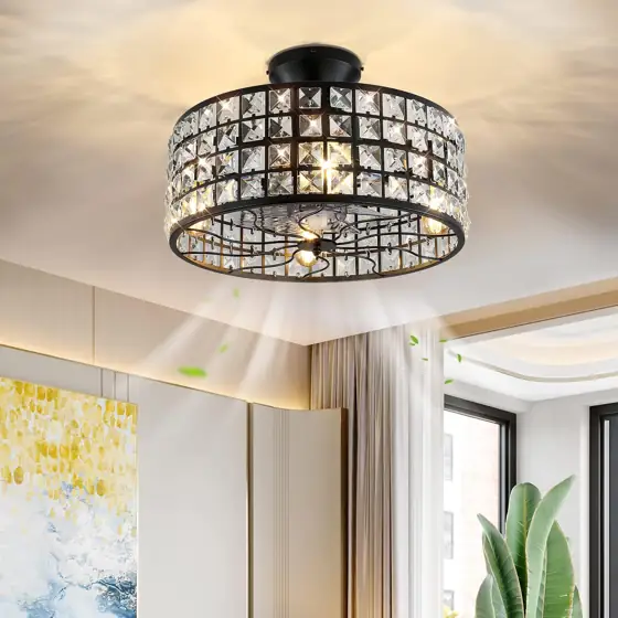 18-inch Cage Ceiling Fan with… — Photo 2