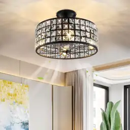 18-inch Cage Ceiling Fan with… — Photo 2