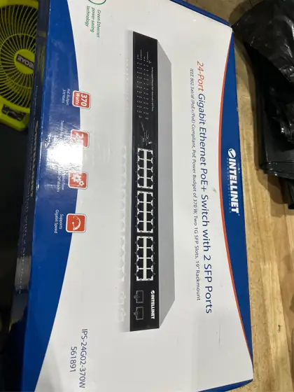 Intellinet 24-Port Gigabit PoE+ Switch… — Photo 1