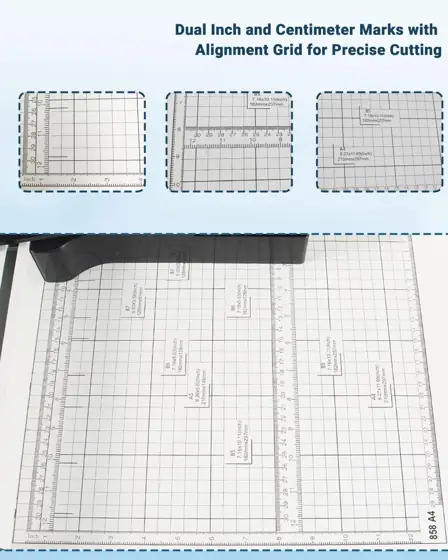12-Inch Heavy Duty Guillotine Paper… — Photo 2