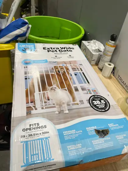 Carlson Extra Wide Walk-Through Pet… — Photo 3