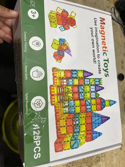 Magnetic Tiles 125PCS Building Blocks… — Photo 3
