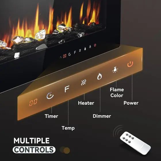 EUHOMY 50 Inch Electric Fireplace… — Photo 2