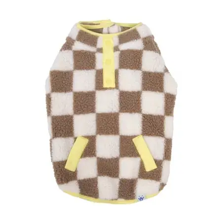 Oodles Tan Sherpa Bubble Hem… — Photo 1
