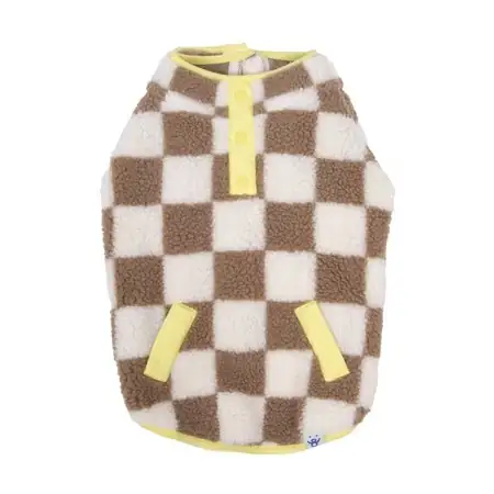 Oodles Tan Sherpa Bubble Hem… — Photo 1