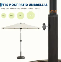 Garvee Round Umbrella Base, 26.5lb… — Photo 2