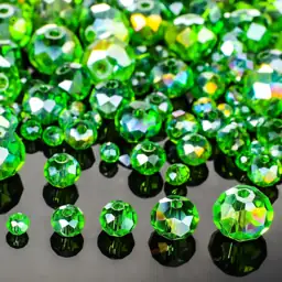 1250PCS Green Crystal Beads, 5… — Photo 2