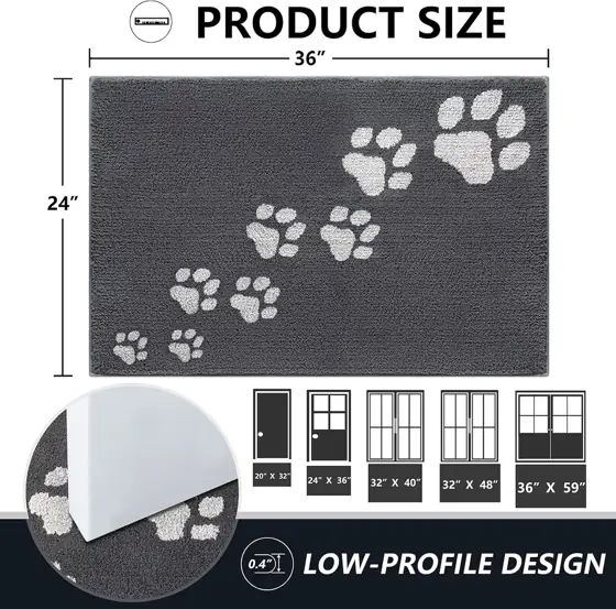 Timo Dog Door Mat 24x36,… — Photo 2