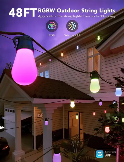 Govee Smart Outdoor String Lights… — Photo 2