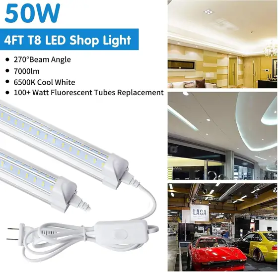 LED Shop Lights 4FT 50W… — Photo 2