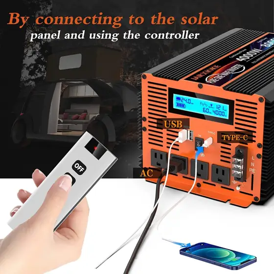 4000W Pure Sine Wave Inverter… — Photo 2