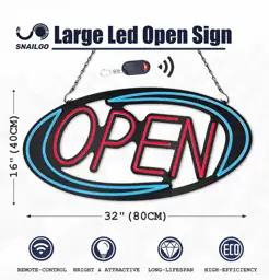 Open Signs, 32x16 inch Neon… — Photo 2