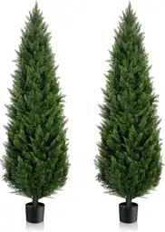 AOKIIE 6FT Artificial Cedar Topiary… — Photo 1