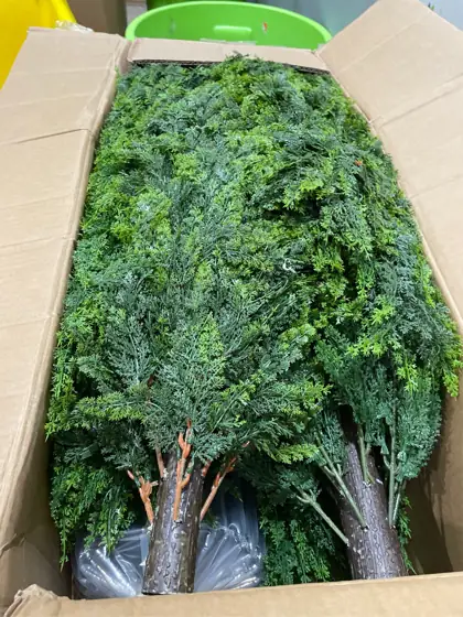 AOKIIE 6FT Artificial Cedar Topiary… — Photo 4