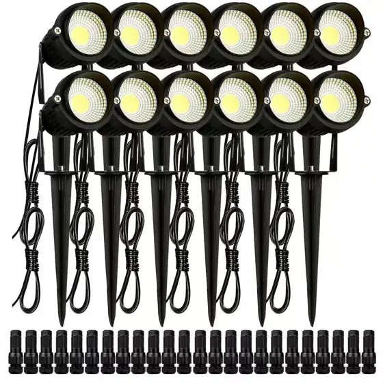 12Pcs Landscape Lighting 6W 450lm… — Photo 1