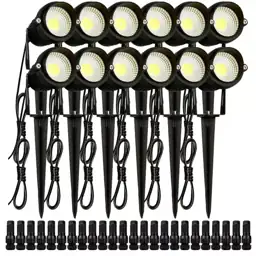 12Pcs Landscape Lighting 6W 450lm… — Photo 1