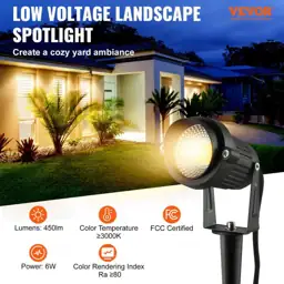 12Pcs Landscape Lighting 6W 450lm… — Photo 2