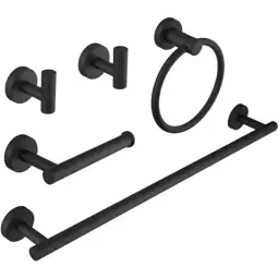 5-Piece Bath Hardware Set: Towel… — Photo 1