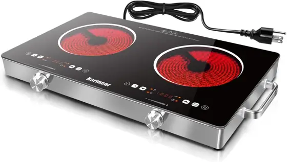 Karinear 2 Burner Electric Cooktop… — Photo 1