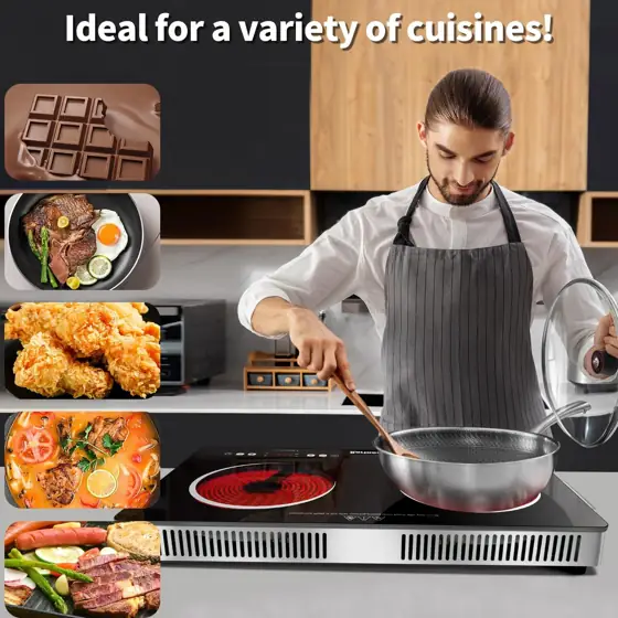 Karinear 2 Burner Electric Cooktop… — Photo 2