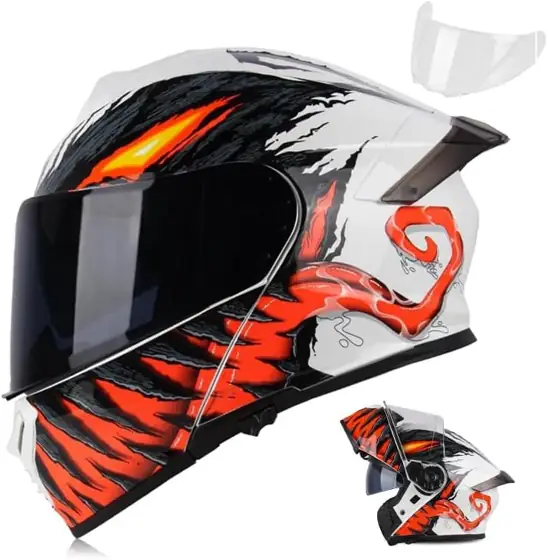 Modular Motorcycle Helmet Flip Up… — Photo 1