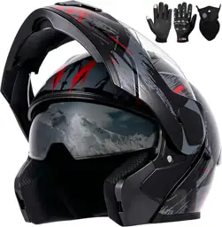 Adult Modular Motorcycle Helmets DOT… — Photo 1