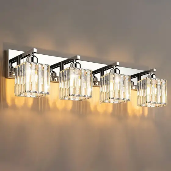Brushed Chrome Bathroom Vanity Light… — Photo 1
