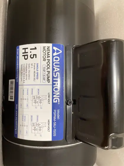 Aquastrong Pool Pump Motor, 56J… — Photo 8