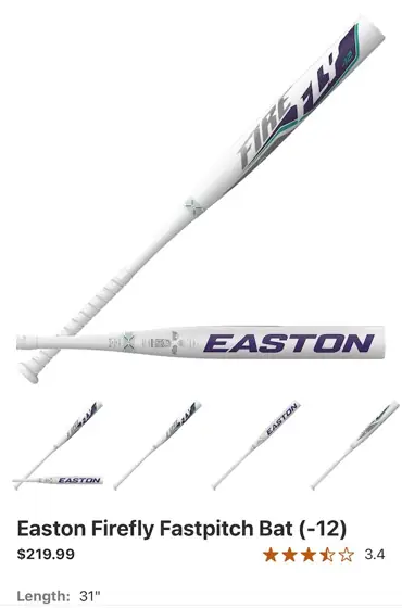 Easton Firefly Fastpitch Bat (-12) — Photo 1