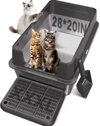 XXL Stainless Steel Litter Box… — Photo 1