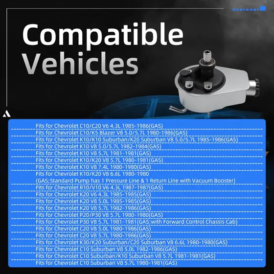 Power Steering Pump for Chevy… — Photo 2