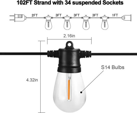 Banord 102 FT Outdoor String… — Photo 2