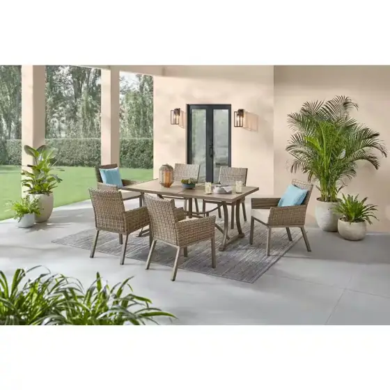 Holly Cove 7-Piece Wicker Outdoor… — Photo 1