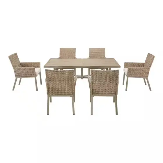 Holly Cove 7-Piece Wicker Outdoor… — Photo 2