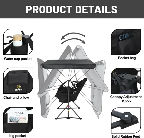 Nice C Hammock Camping Chair… — Photo 2