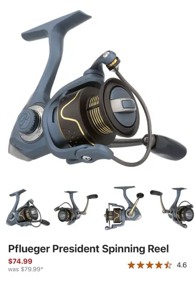 Pflueger President Spinning Reel — Photo 1