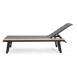 Waterloo Black Aluminum Adjustable Outdoor… — Photo 2