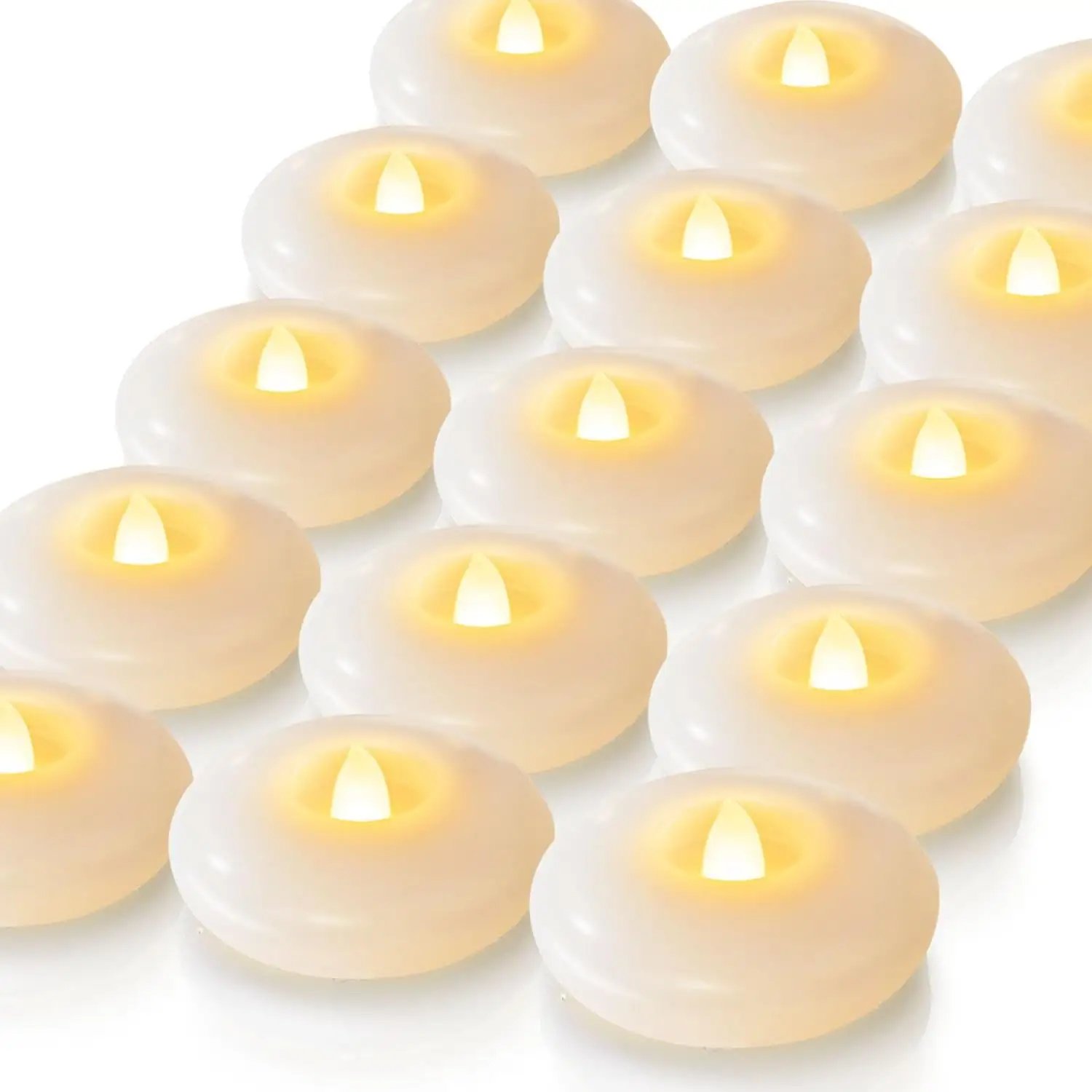 Homemory 24Pack 3" White Flameless… — Photo 1
