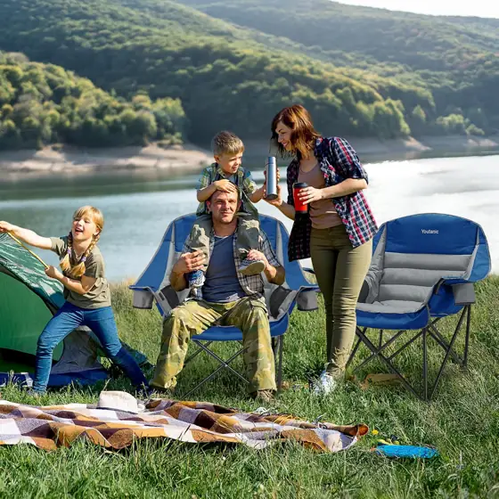 Youtanic Oversized Padded Camping Chair,… — Photo 2